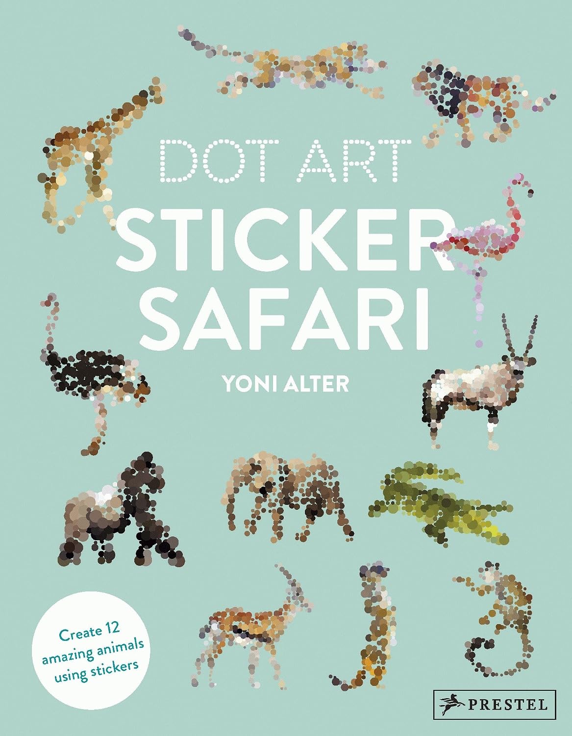 Dot Art Sticker Safari baixar livro de graça
