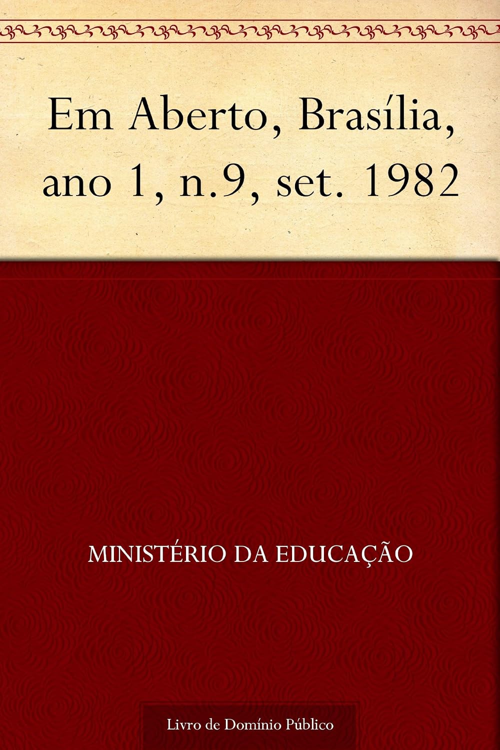 ler totalmente Em Aberto, Brasília, ano 1, n.9, set. 1982