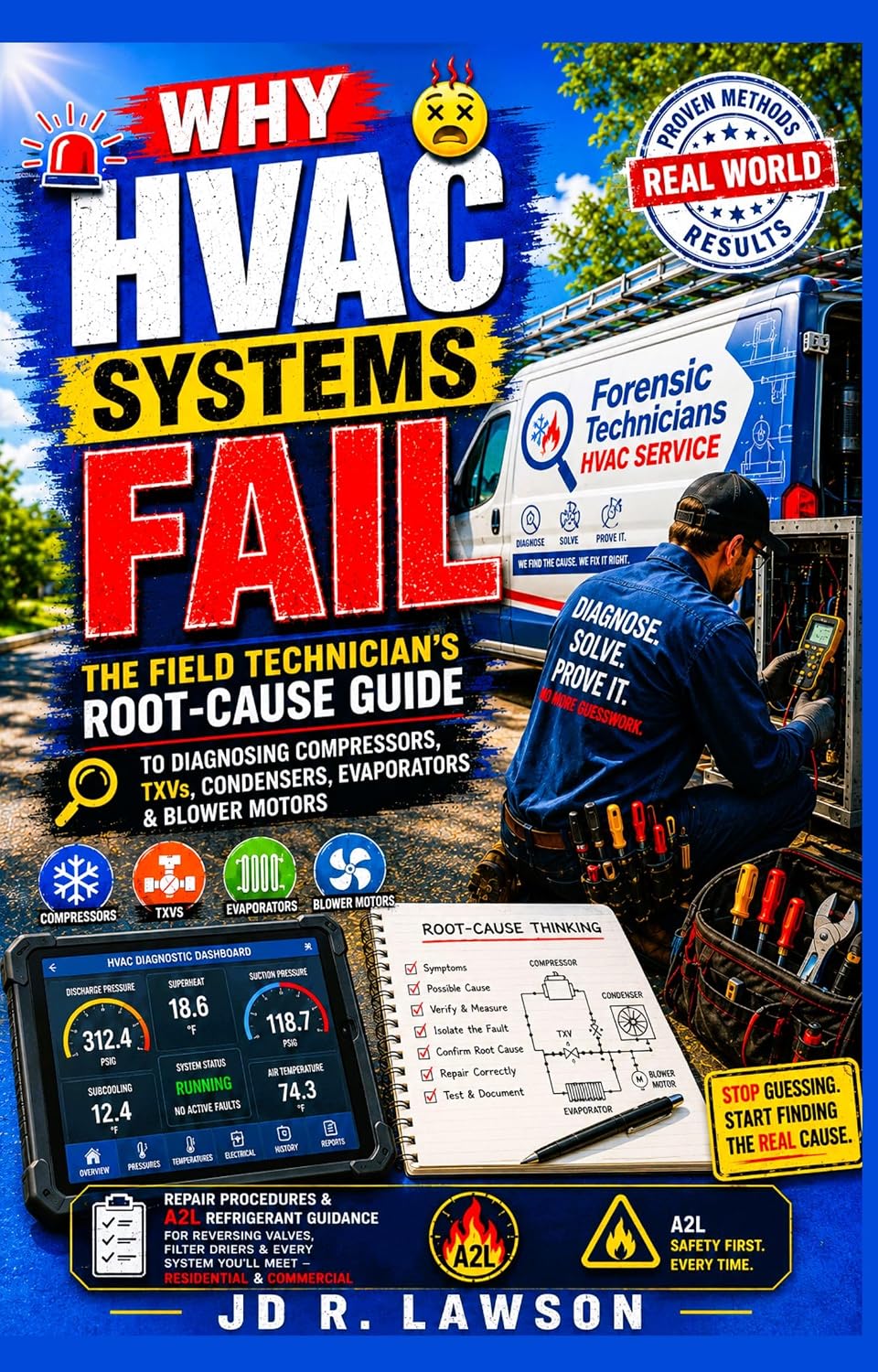 capítulo por capítulo baixar Why HVAC Systems Fail: The Field Technician's Root-Cause Guide to Diagnosing Compressors, TXVs, Condensers, Evaporators & Blower Motors (Forensic Technician Book 1) (English Edition)