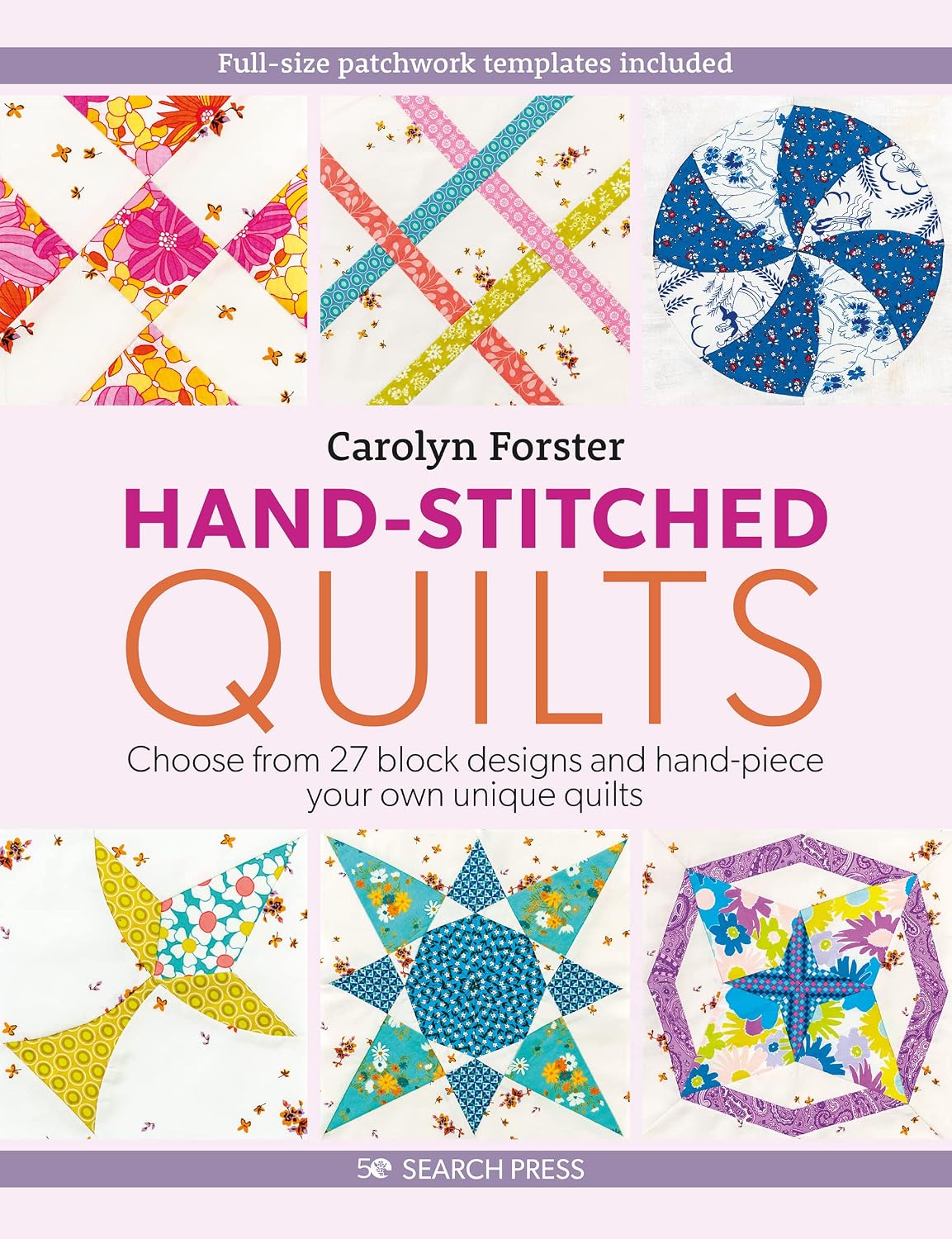capítulo por capítulo baixar Hand-Stitched Quilts: Choose from 27 block designs and hand-piece your own unique quilts (English Edition)