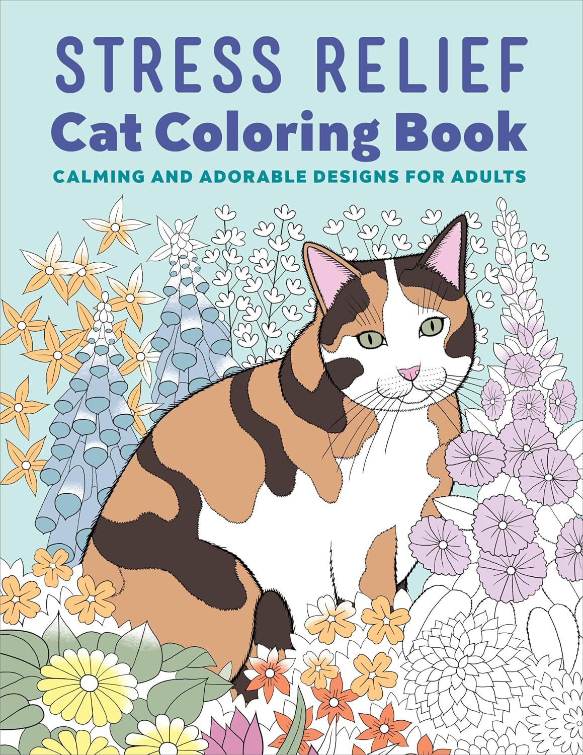 capítulo por capítulo baixar Stress Relief Cat Coloring Book: Calming and Adorable Designs for Adults