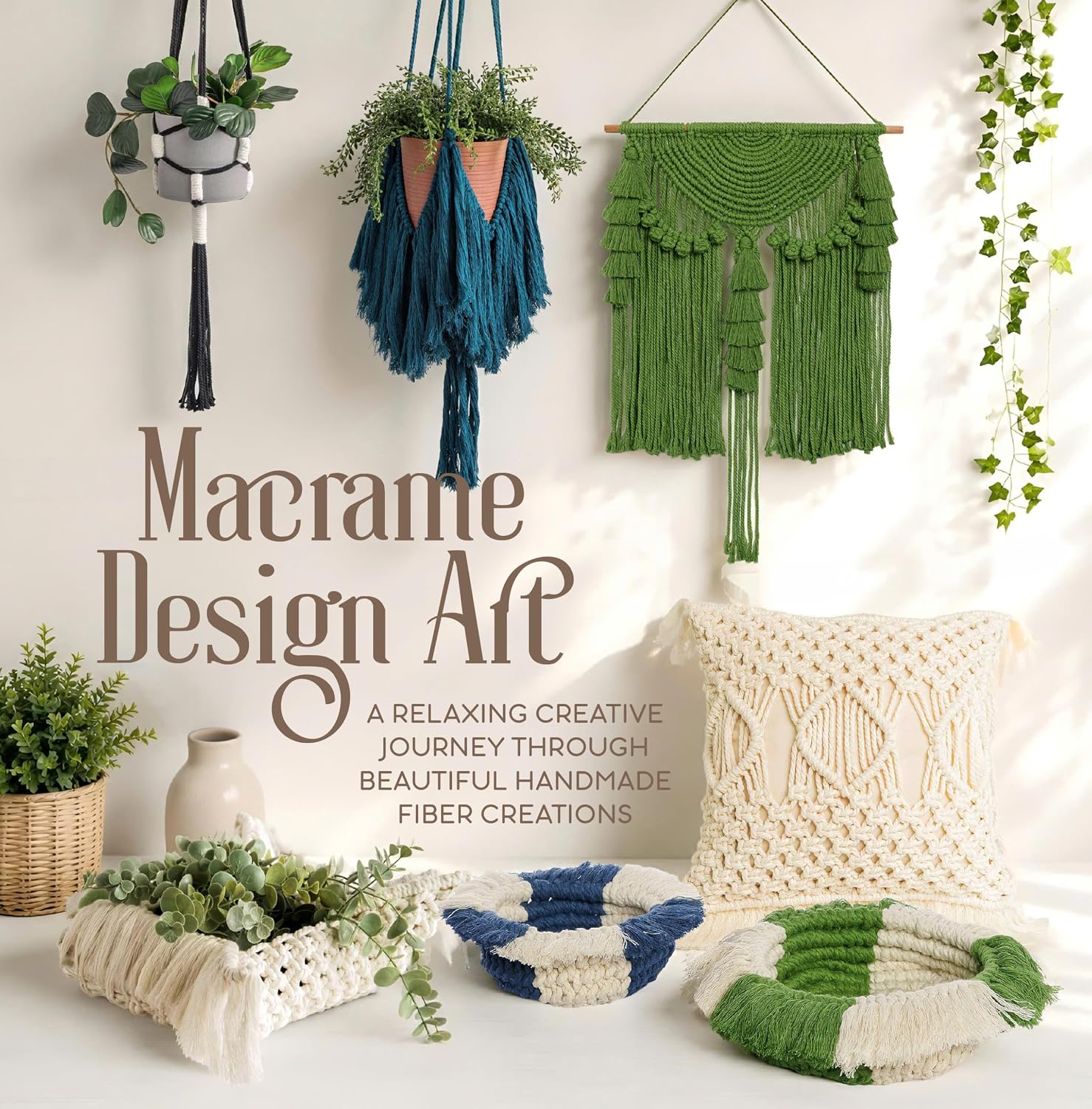 Macrame Design Art: A Relaxing Creative Journey Through Beautiful Handmade Fiber Creations. (English Edition) baixar o livro de graça