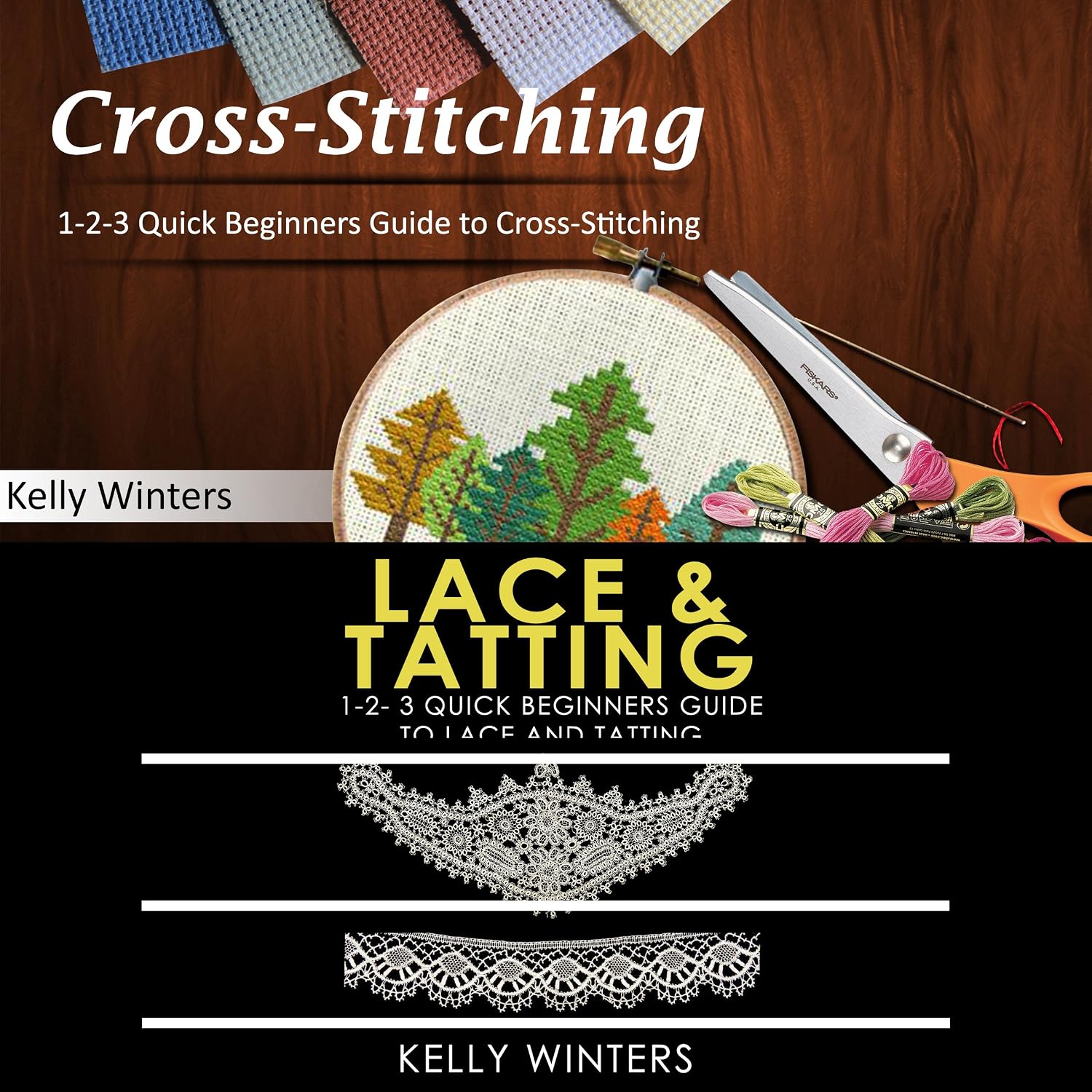 capítulo por capítulo baixar Cross-Stitching & Lace & Tatting: 1-2-3 Quick Beginners Guide to Cross-Stitching & 1-2-3 Quick Beginners Guide to Lace and Tatting