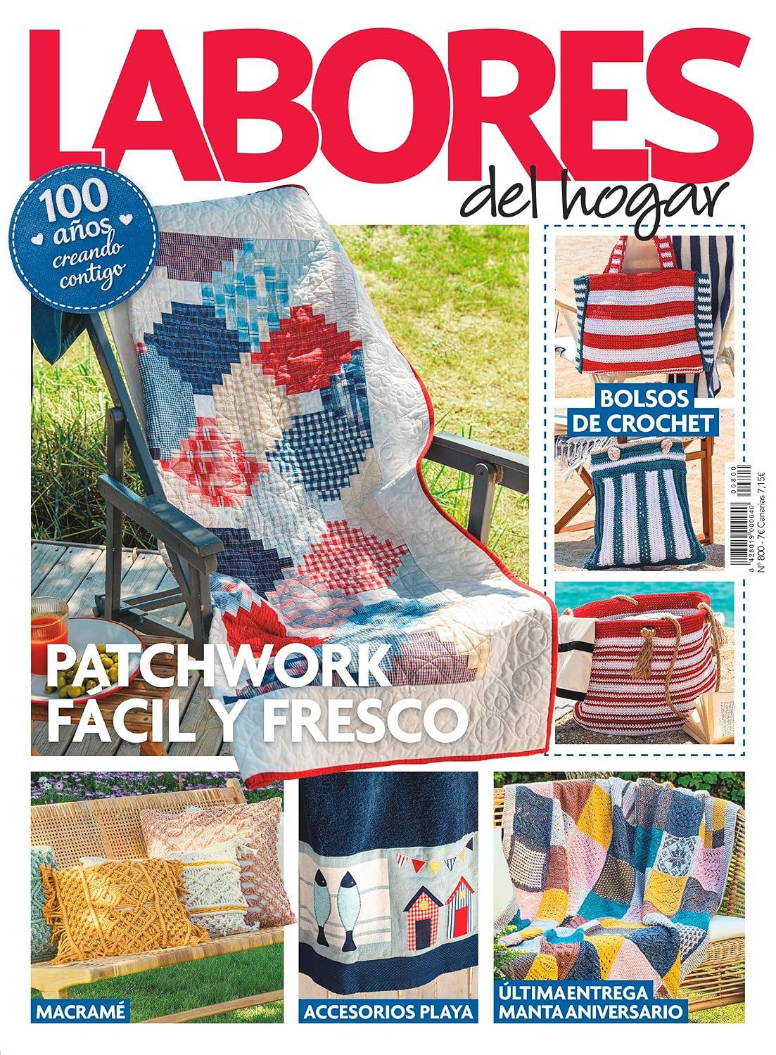 Labores #800 | PATCHWORK FÁCIL Y FRESCO (Spanish Edition) baixar o livro de graça