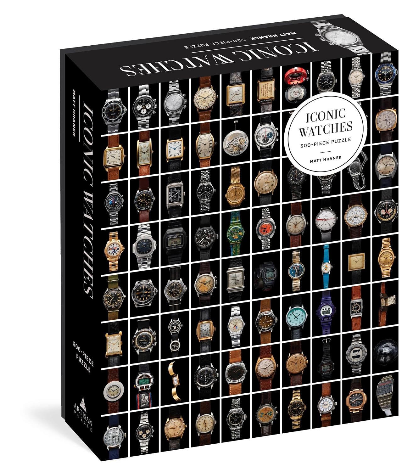 ler totalmente Iconic Watches 500-Piece Puzzle