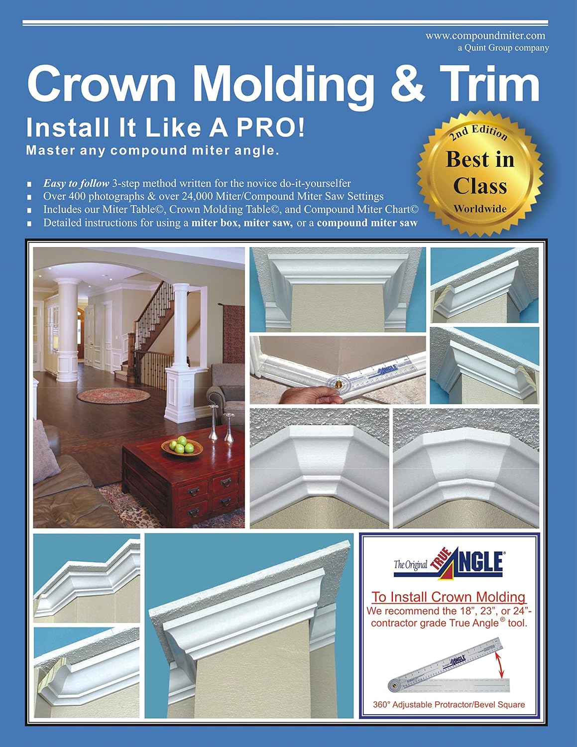 ler totalmente Crown Molding & Trim: Install It Like A PRO!: Master any compound miter angle (English Edition)