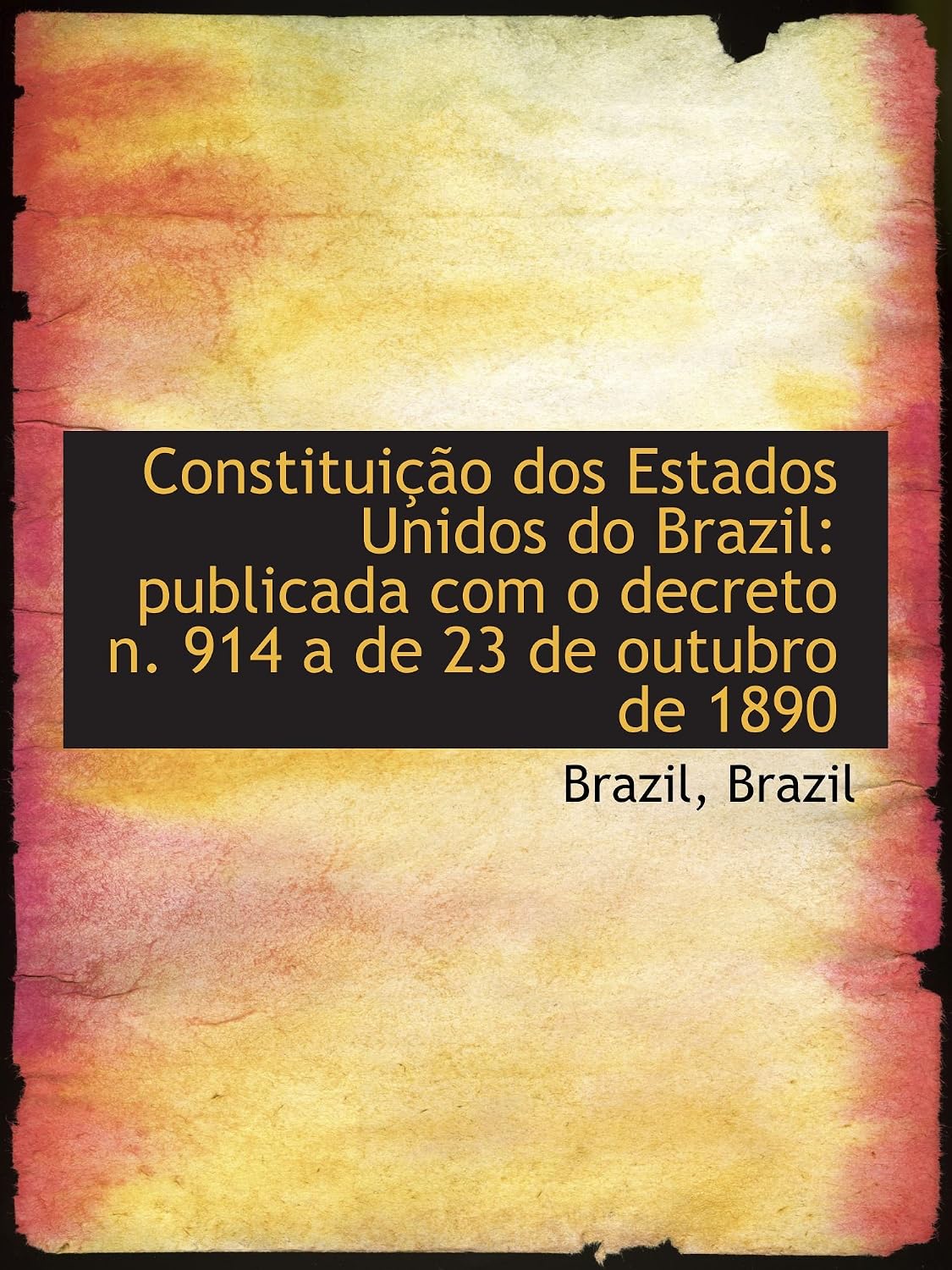 capítulo por capítulo baixar Constituição dos Estados Unidos do Brazil: publicada com o decreto n. 914 a de 23 de outubro de 1890