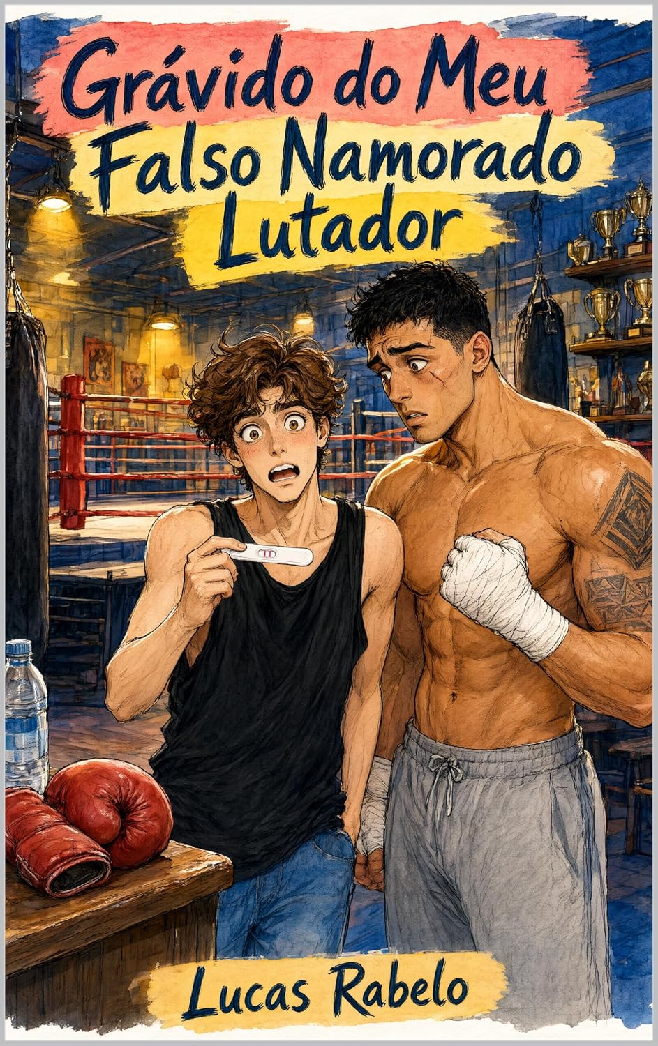 ler totalmente Grávido do Meu Falso Namorado Lutador: Um romance MM com farsa, gravidez acidental e lutador protetor