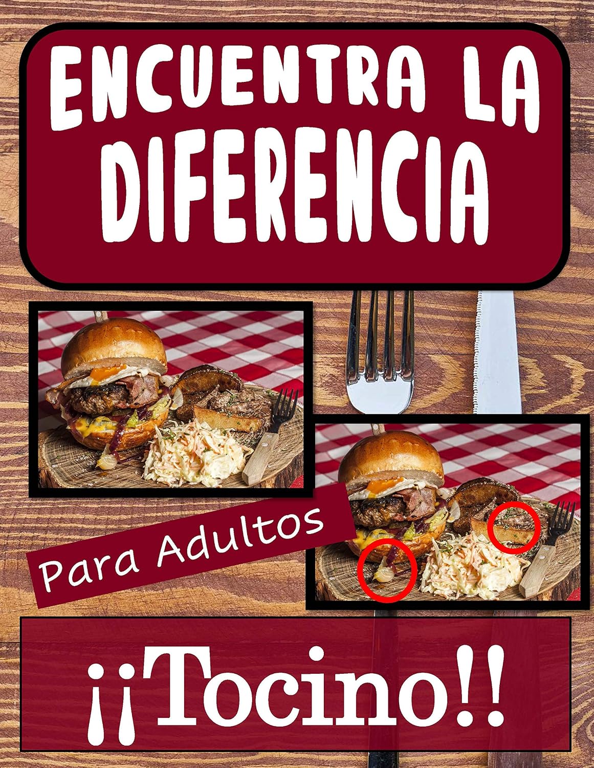 ler totalmente Encuentra la Diferencia - Tocino: Rompecabezas de imágenes para adultos (Spanish Edition)