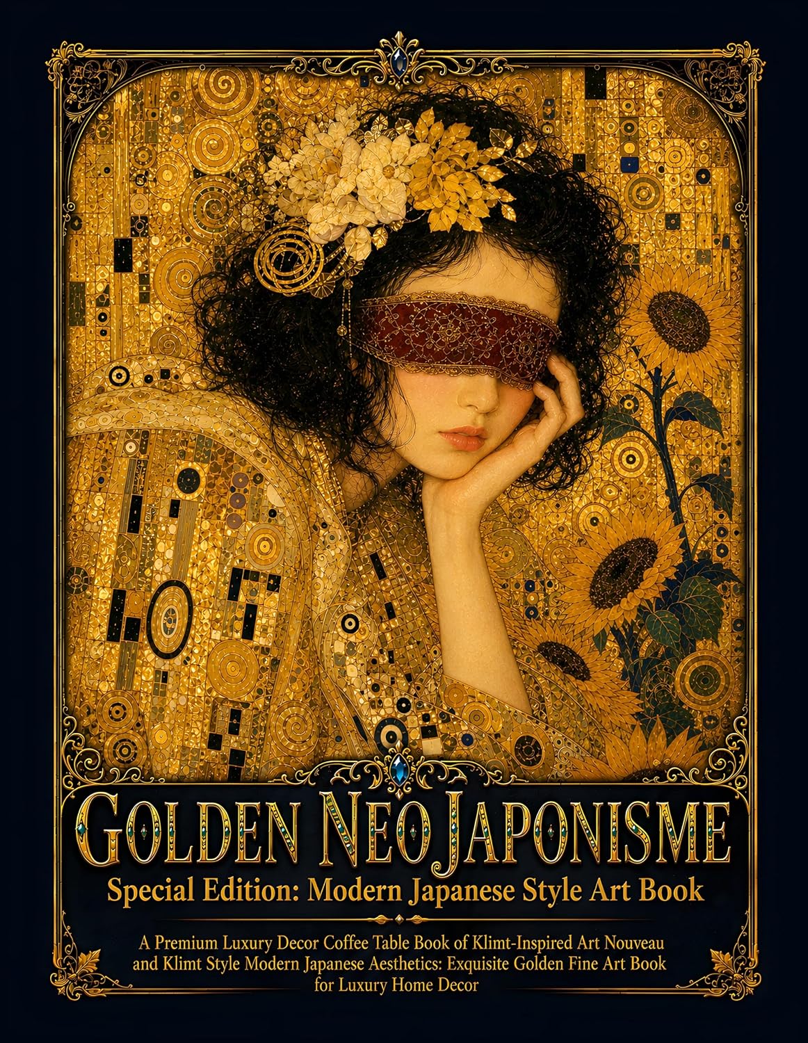 GOLDEN NEO JAPONISME Modern Japanese Style Art: Klimt-Inspired Art Nouveau and Japanese Aesthetics: Exquisite Golden design (English Edition) baixar livro de graça