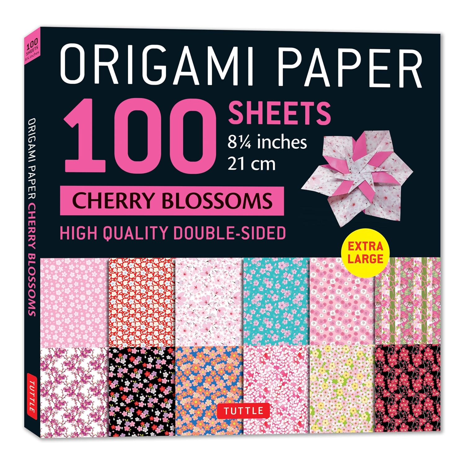 capítulo por capítulo baixar Origami Paper 100 Sheets Cherry Blossoms 8 1/4 (21 CM): Extra Large Double-Sided Origami Sheets Printed with 12 Different Color Combinations (Instructions for 5 Projects Included)