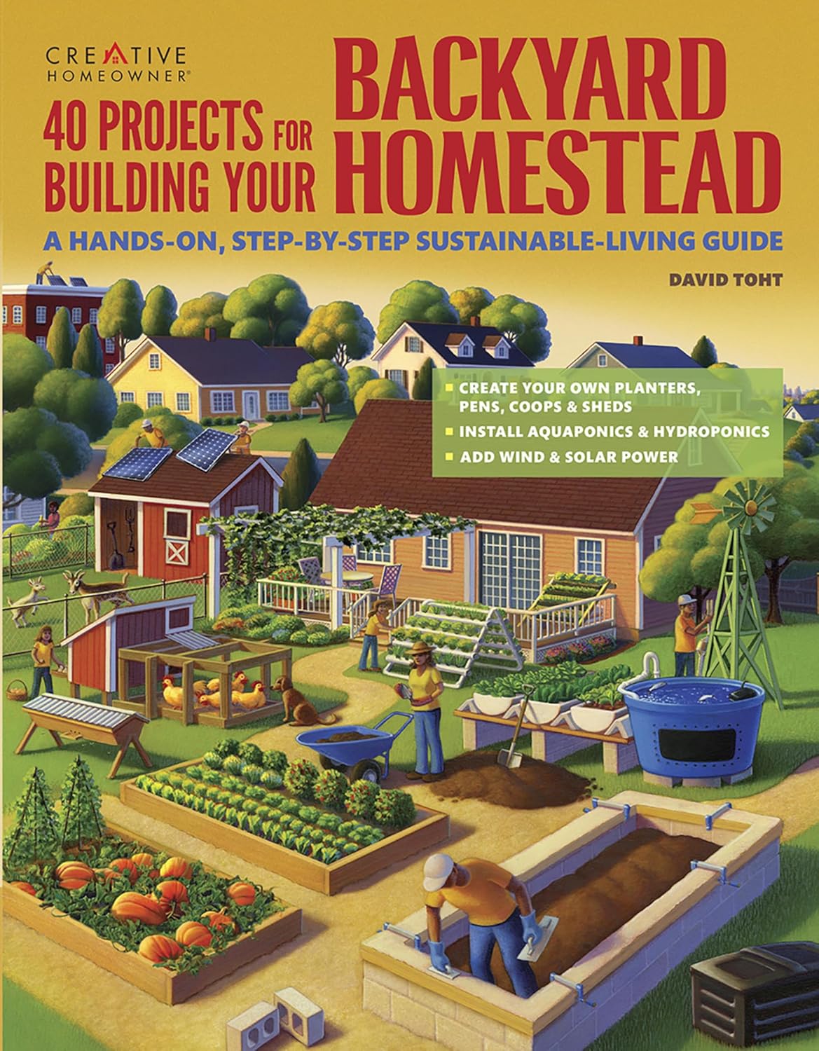 ler totalmente 40 Projects for Building Your Backyard Homestead: A Hands-on, Step-by-Step Sustainable-Living Guide (Gardening) (English Edition)
