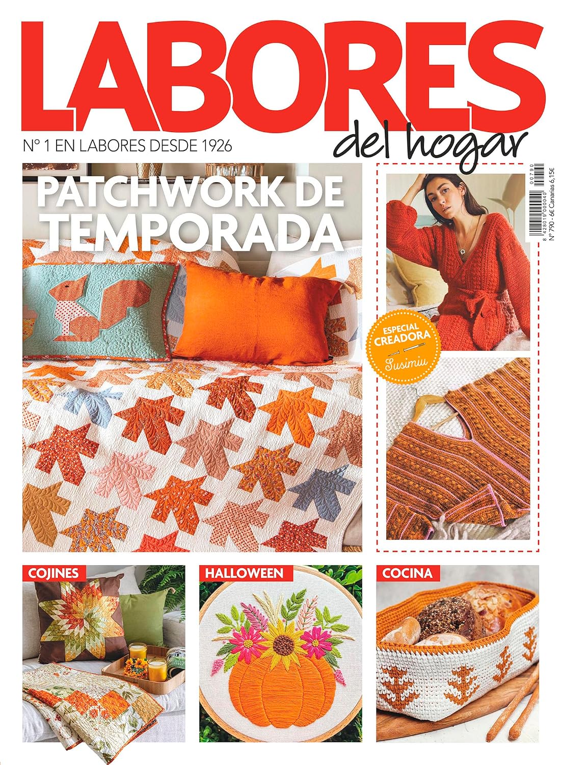 Labores #790 | PATCHWORK DE TEMPORADA (Spanish Edition)