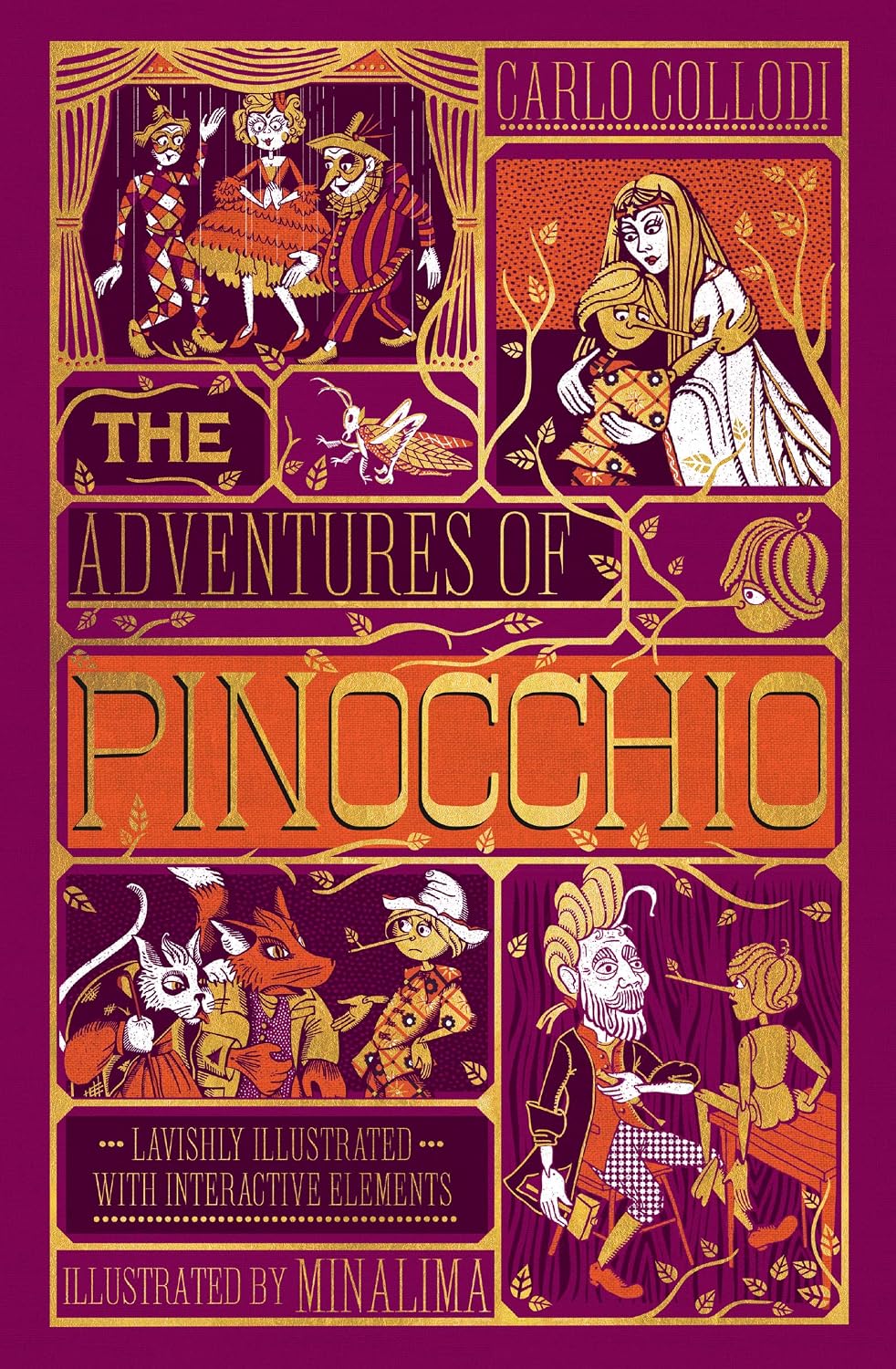 The Adventures of Pinocchio (Minalima Edition): (Ilustrated with Interactive Elements) baixar livro de graça