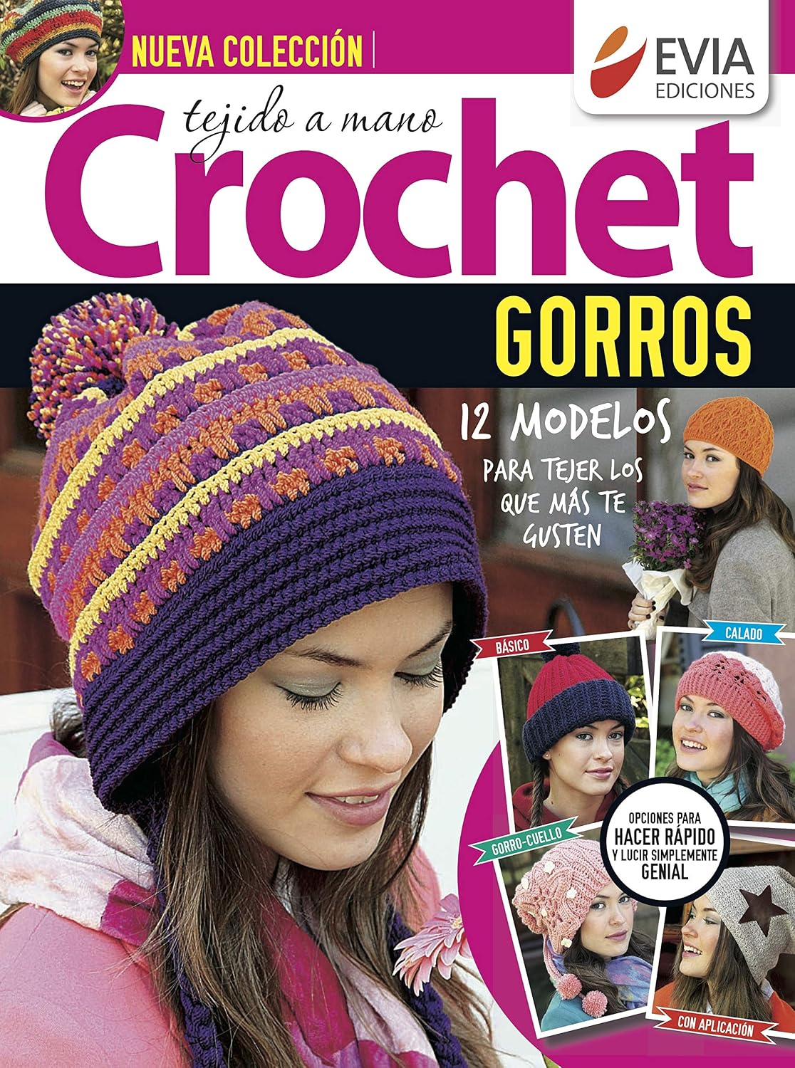 ler totalmente CROCHET GORROS: tejido a mano (TEJIDO - GORROS nº 1) (Spanish Edition)
