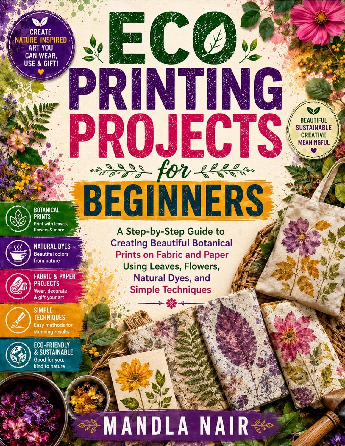 ECO PRINTING PROJECTS FOR BEGINNERS: A Step-by-Step Guide to Creating Beautiful Botanical Prints on Fabric and Paper Using Leaves, Flowers, Natural Dyes, and Simple Techniques (English Edition) baixar livro de graça
