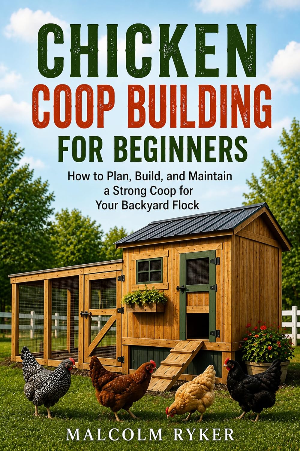 ler totalmente CHICKEN COOP BUILDING FOR BEGINNERS: How to Plan, Build, and Maintain a Strong Coop for Your Backyard Flock (English Edition)
