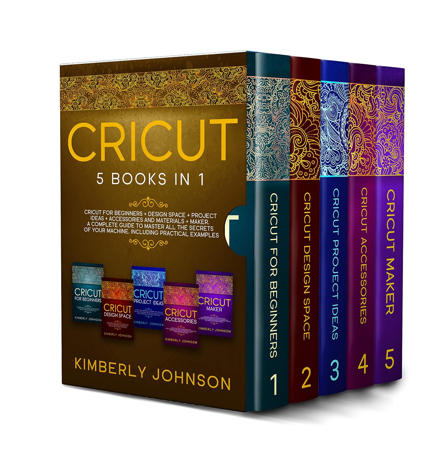 Cricut: 5 Books in 1: Cricut for Beginners, Cricut Design Space, Cricut Maker, Project Ideas and Accessories. A Complete Guide to Master all the Secrets... Practical Examples (English Edition) baixar livro de graça