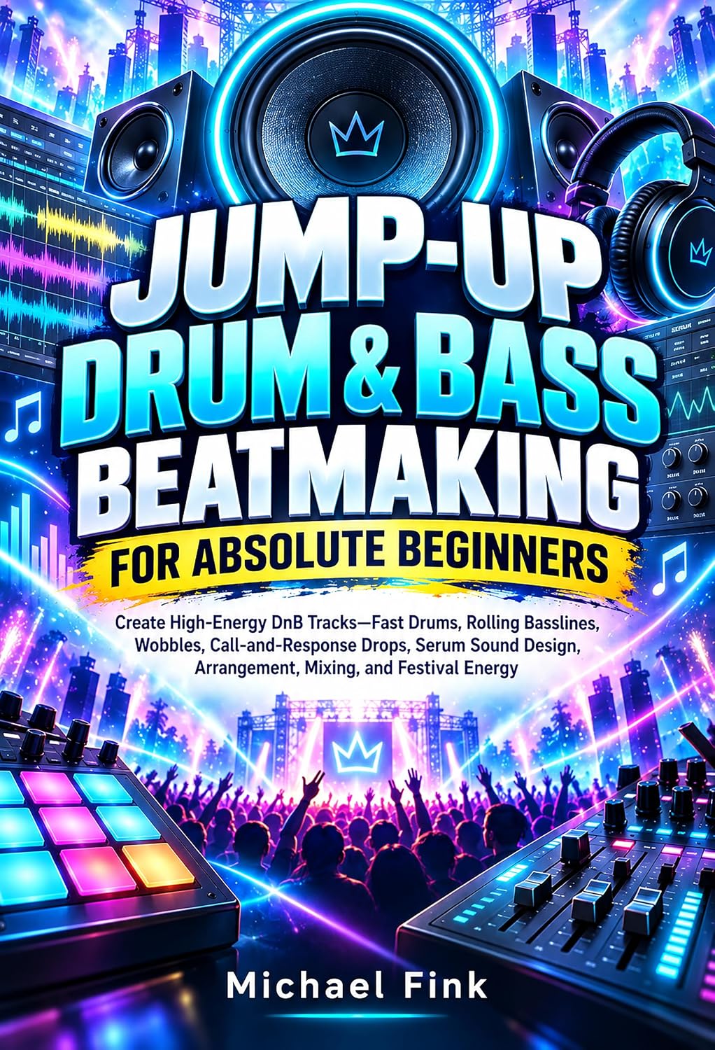 ler totalmente JUMP-UP DRUM & BASS BEATMAKING FOR ABSOLUTE BEGINNERS: Create High-Energy DnB—174 BPM Drums, Rolling Basslines, Wobbles, Call-and-Response Drops, Sound Design, Arrangement & Mixing (English Edition)