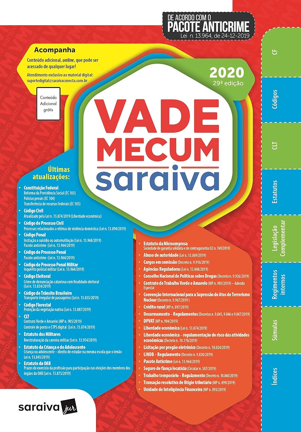 capítulo por capítulo baixar Vade Mecum Saraiva 2020 - Tradicional - 29ª Edição: Atualizado Com o Pacote Anticrime