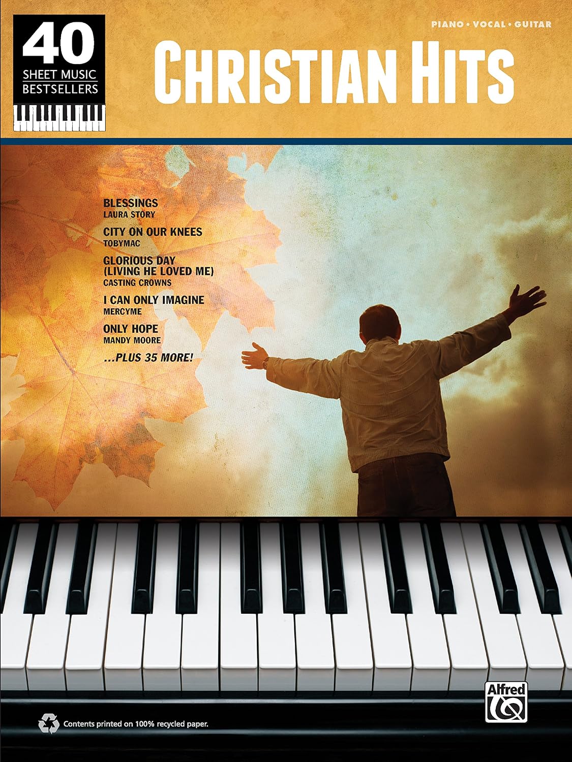 capítulo por capítulo baixar 40 Sheet Music Bestsellers - Christian Hits: Piano/Vocal/Guitar Sheet Music Songbook Collection (English Edition)