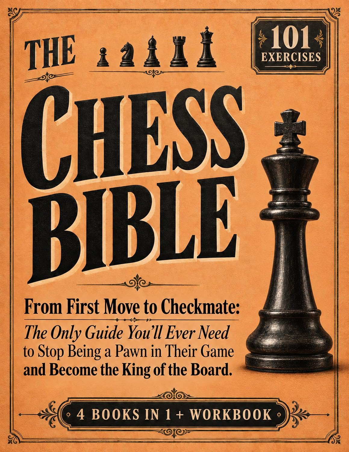 The Chess Bible - From First Move to Checkmate: The Only Guide You’ll Ever Need to Stop Being a Pawn in Their Game and Become the King of the Board. 4 Books in 1 + Workbook (English Edition) baixar o livro de graça