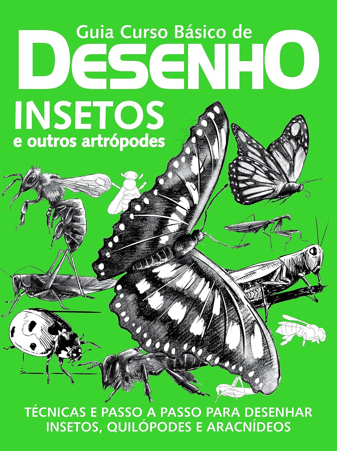 ler totalmente Guia Curso Básico de Desenho: Insetos e Outros Artrópodes Ed.01