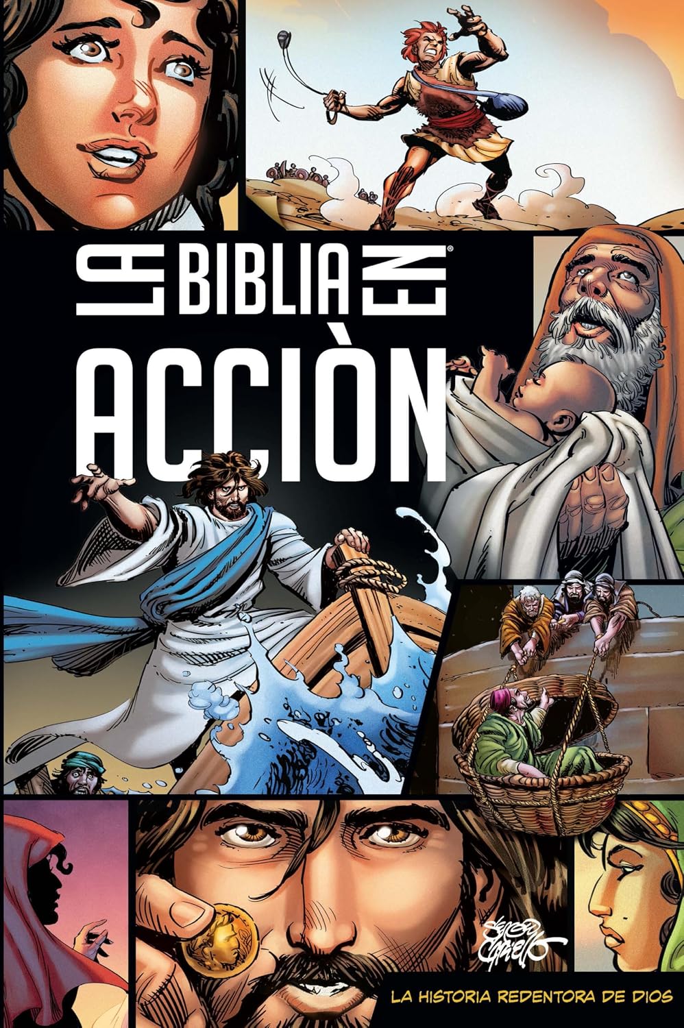 ler totalmente La Biblia en acción / The Action Bible: The Action Bible Spanish Edition