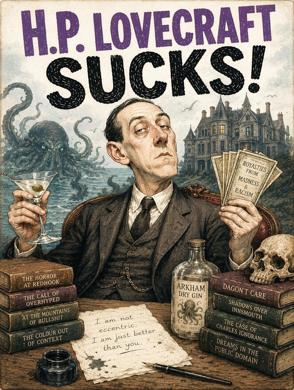 capítulo por capítulo baixar H.P. Lovecraft Sucks! (Literary Fight Club Book 5) (English Edition)