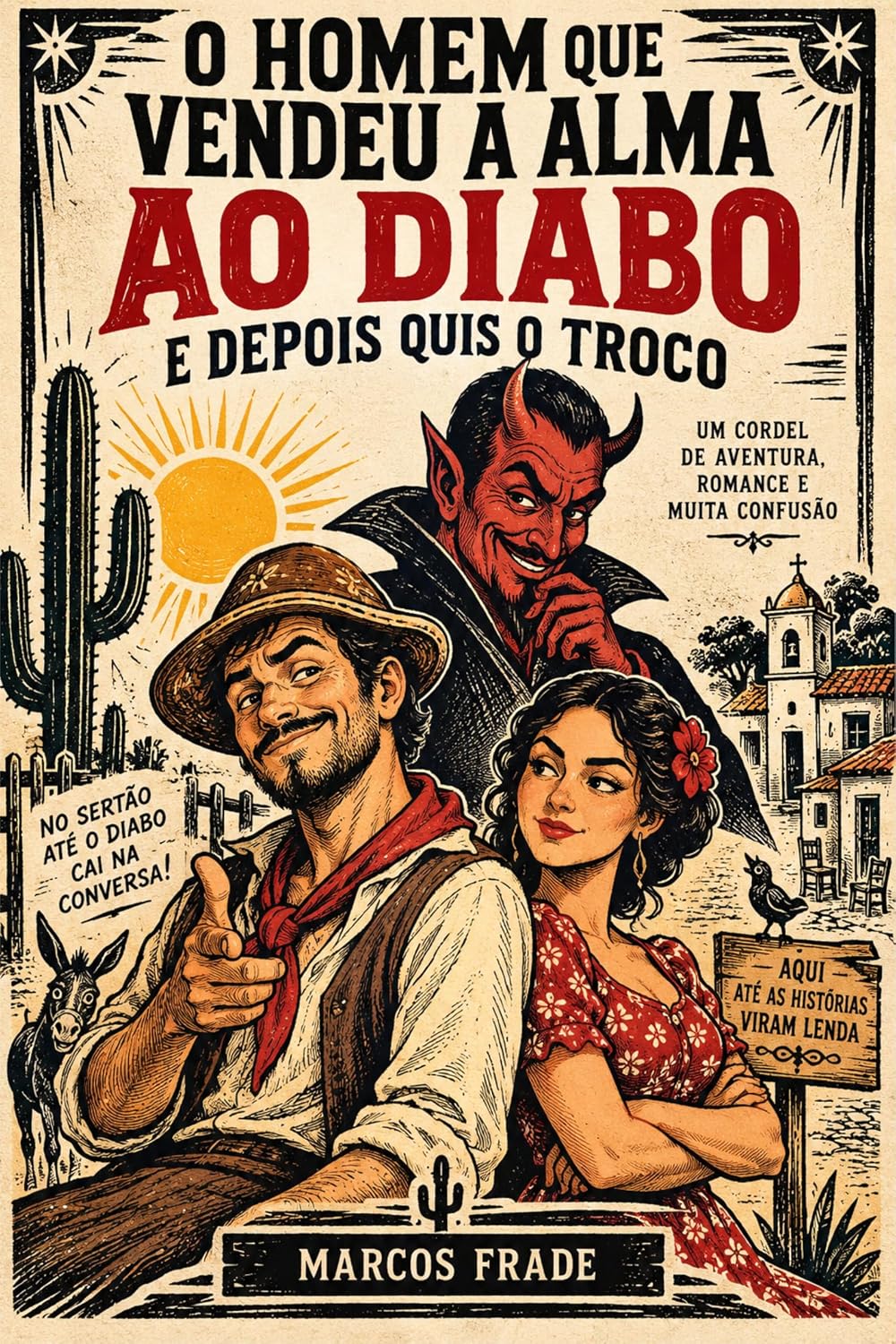 ler totalmente O HOMEM QUE VENDEU A ALMA AO DIABO — E DEPOIS QUIS O TROCO (“Cordéis de Marcos Frade” Livro 1)
