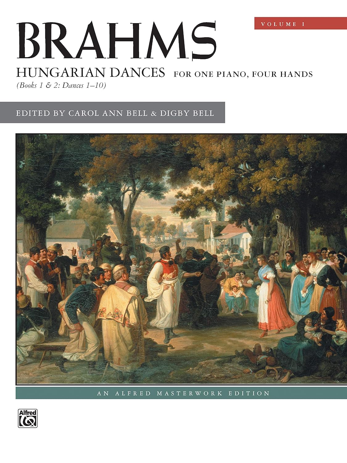 Brahms Hungarian Dances for One Piano, Four Hands: Books 1 & 2: Dances 1-10 (1) baixar o livro de graça