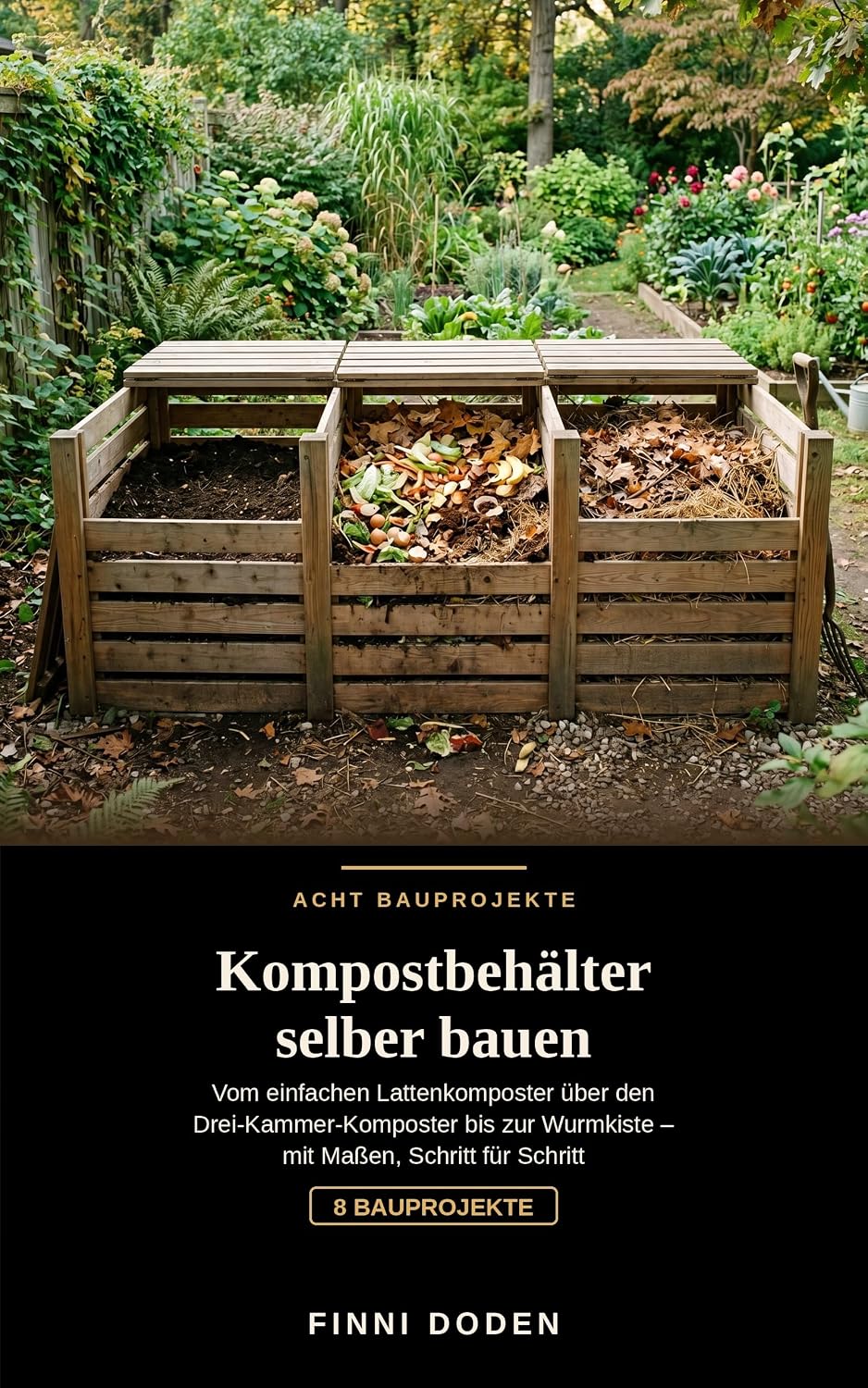 Kompostbehälter selber bauen: 8 Bauprojekte aus Holz, Paletten und Draht – vom einfachen Lattenkomposter bis zum Drei-Kammer-Komposter, Schritt für Schritt erklärt (German Edition) baixar o livro de graça