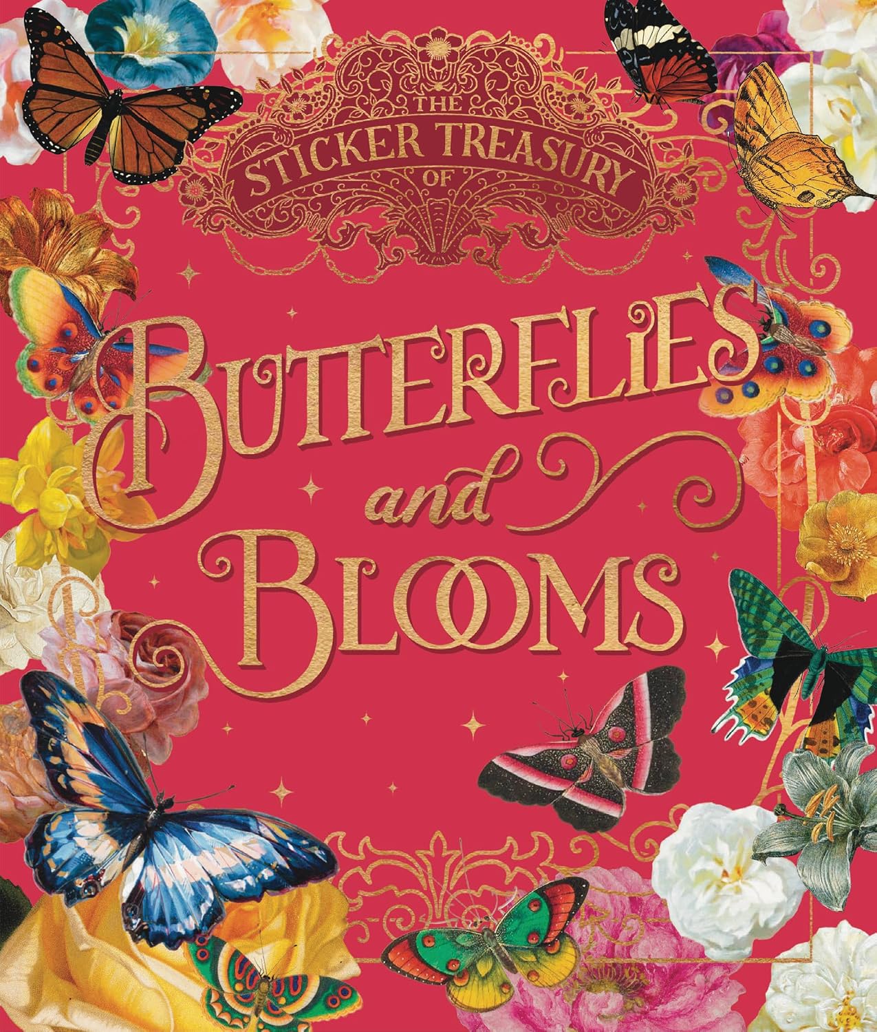 The Sticker Treasury of Blooms and Butterflies: An Eclectic Book of Stickers for Journaling, Collaging, Scrapbooking and More baixar o livro de graça