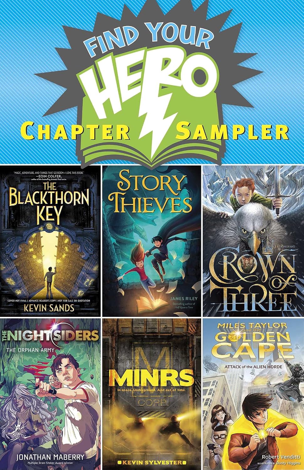 Find Your Hero Chapter Sampler: Excerpts from six of our stellar 2015 hero-themed middle-grade titles! (English Edition) baixar o livro de graça