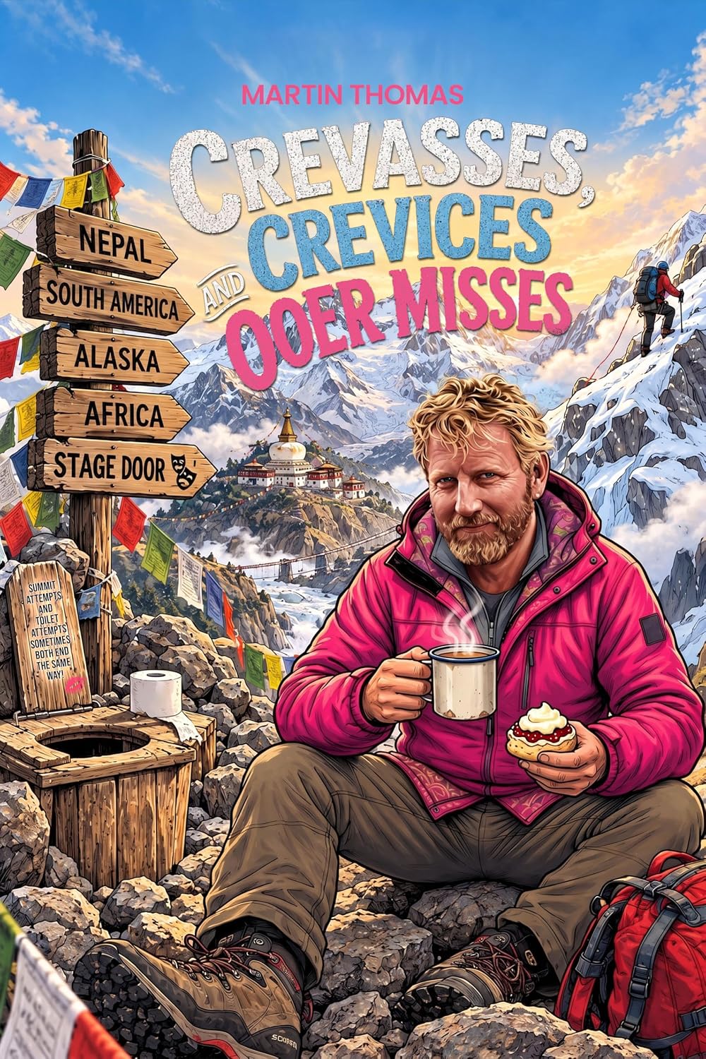 CREVASSSES, AND CREVICES OOER MISSES: A collection of mountaineering stories with a dash of BRITISH HUMOUR and a touch of PANTOMIME (English Edition) baixar o livro de graça