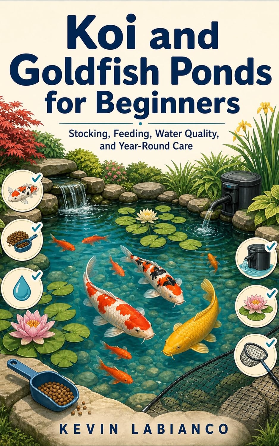Koi and Goldfish Ponds for Beginners: A Step-by-Step Guide to Healthy Fish, Clear Water, Seasonal Care, and Common Pond Problems (Backyard Water Gardens) (English Edition) baixar livro de graça