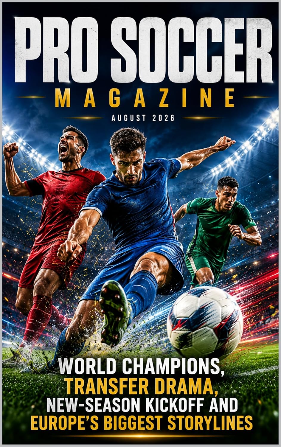 ler totalmente PRO SOCCER MAGAZINE AUGUST 2026: WORLD CHAMPIONS, TRANSFER DRAMA, NEW-SEASON KICKOFF AND EUROPE'S BIGGEST STORYLINES (English Edition)