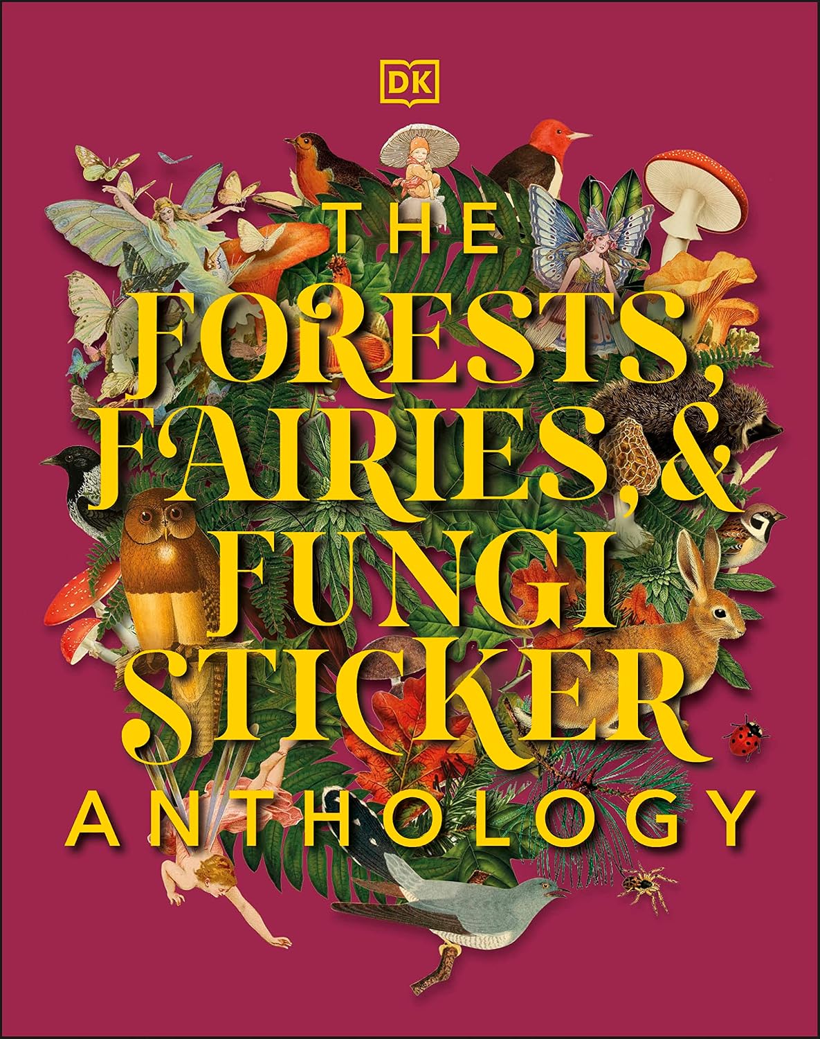 ler totalmente The Forests, Fairies and Fungi Sticker Anthology: With More Than 1,000 Vintage Stickers
