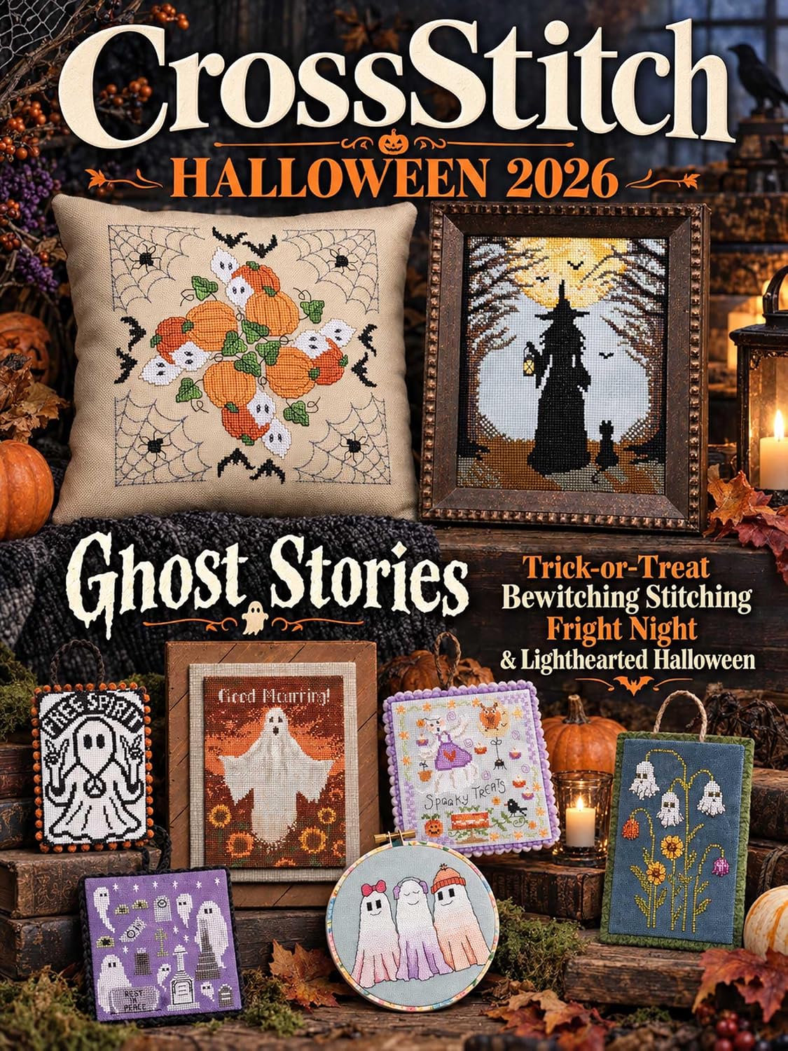 CrossStitch Halloween 2026: Ghost Stories, Trick-or-Treat, Bewitching Stitching, Fright Night & Lighthearted Halloween (English Edition) baixar livro de graça