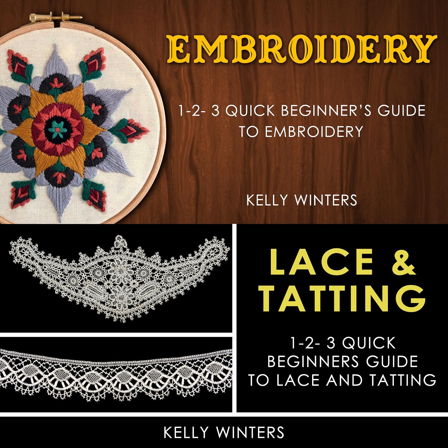 Embroidery & Lace & Tatting: 1-2-3 Quick Beginner's Guide to Embroidery & 1-2-3 Quick Beginner's Guide to Lace and Tatting baixar livro de graça