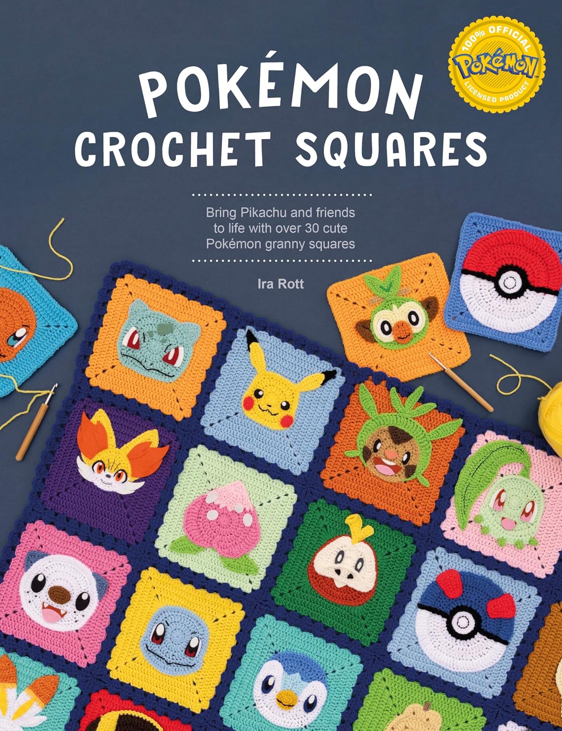 ler totalmente Pokémon Crochet Squares: Bring Pikachu and Friends to Life with Over 30 Cute Pokémon Granny Squares