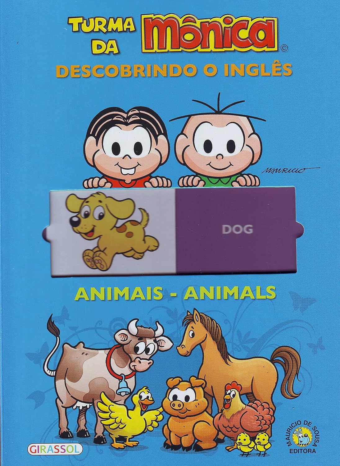 Descobrindo o Inglês. Animais - Volume 1. Coleção Turma da Monica baixar livro de graça