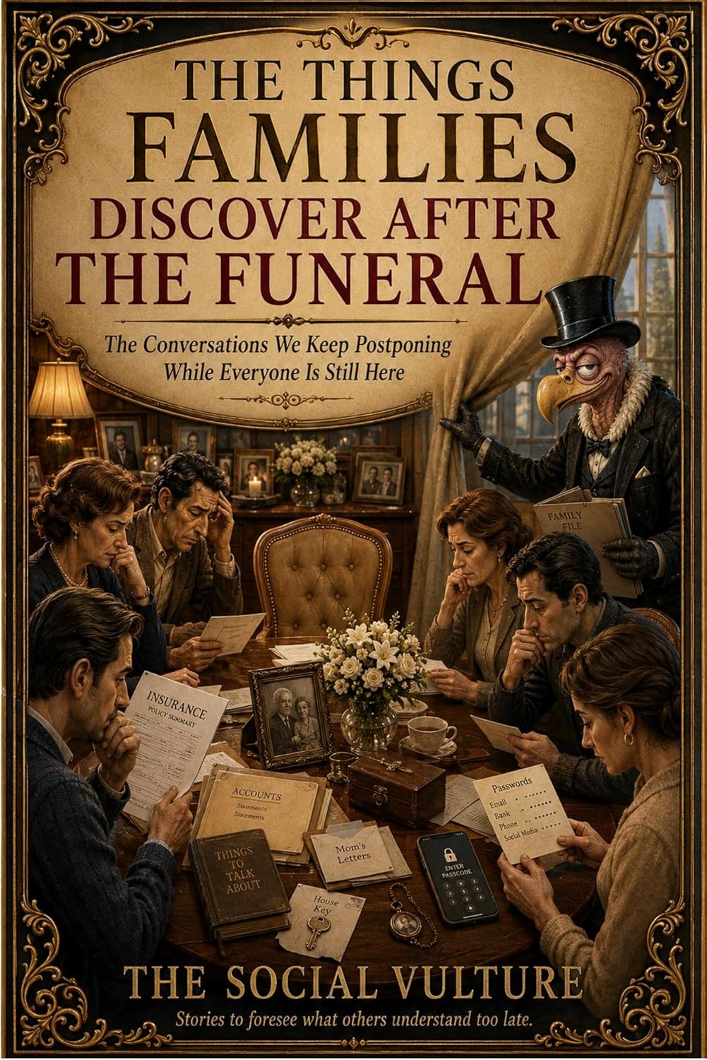 The Things Families Discover After The Funeral: The Conversations We Keep Postponing While Everyone Is Still Here (THE SOCIAL VULTURE Book 4) (English Edition) baixar livro de graça
