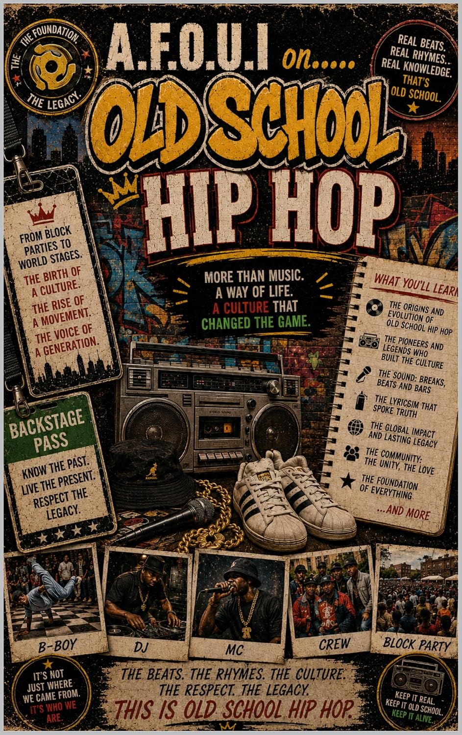A.F.O.U.I on.....Old School Hip Hop (English Edition) baixar livro de graça