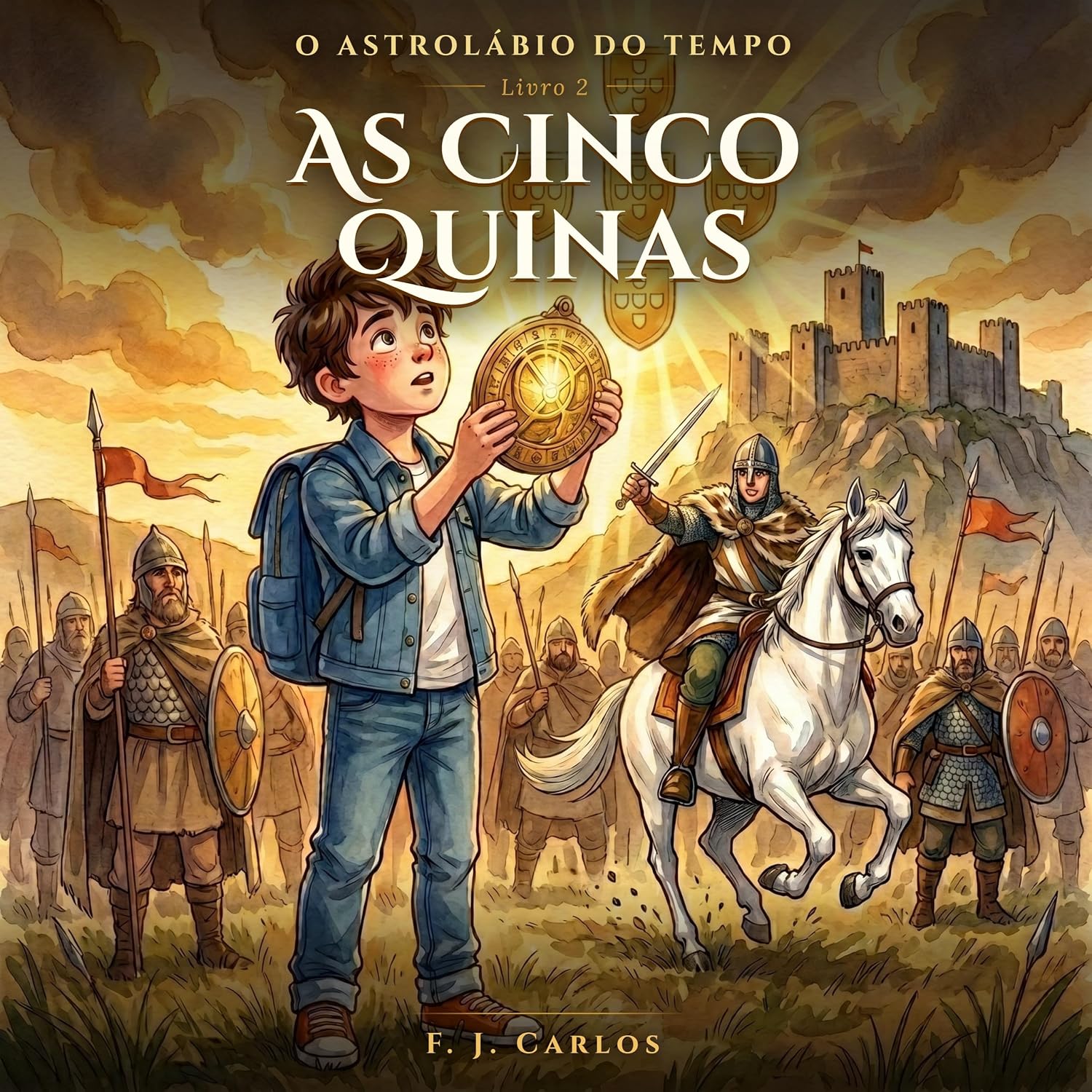 As Cinco Quinas: Uma aventura na Batalha de São Mamede (O Astrolábio do Tempo Livro 2) baixar o livro de graça