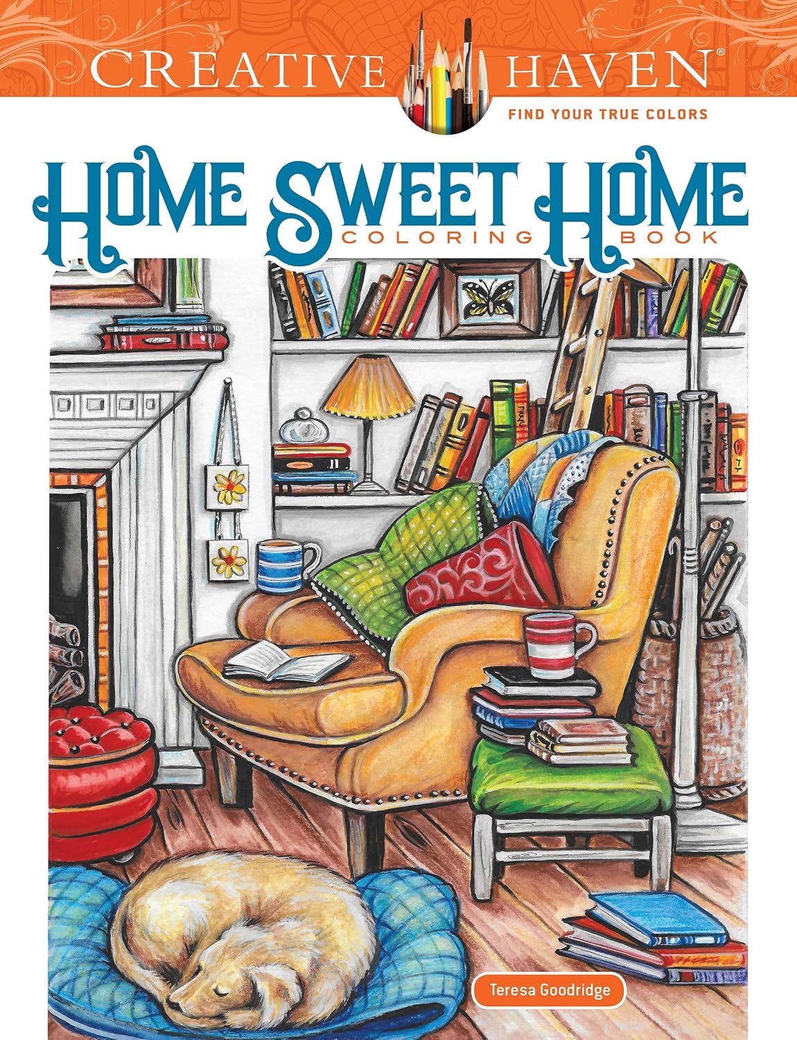 Creative Haven Home Sweet Home Coloring Book baixar livro de graça