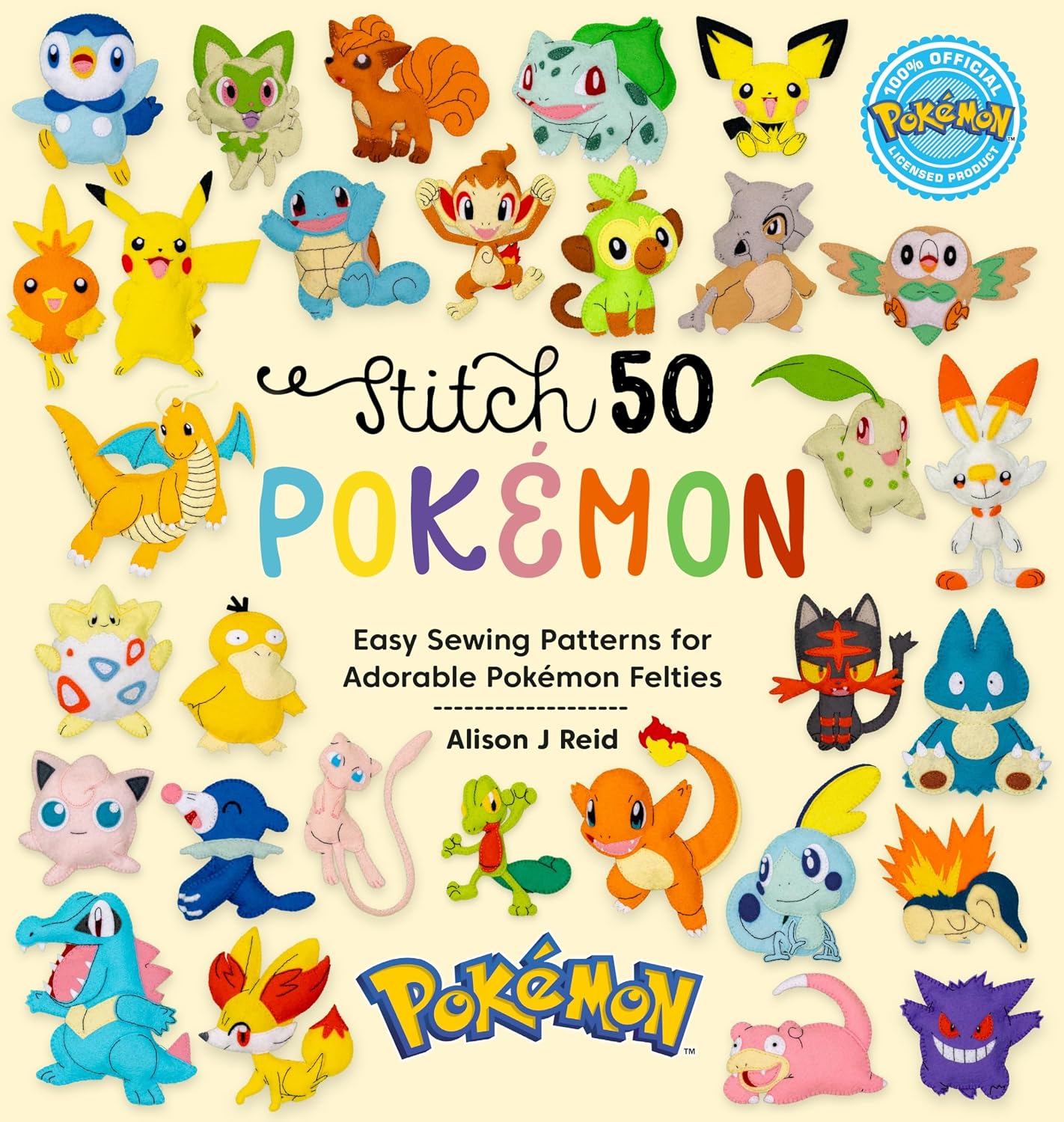 Stitch 50 Pokémon: Easy sewing patterns for adorable Pokémon felties (English Edition) baixar livro de graça