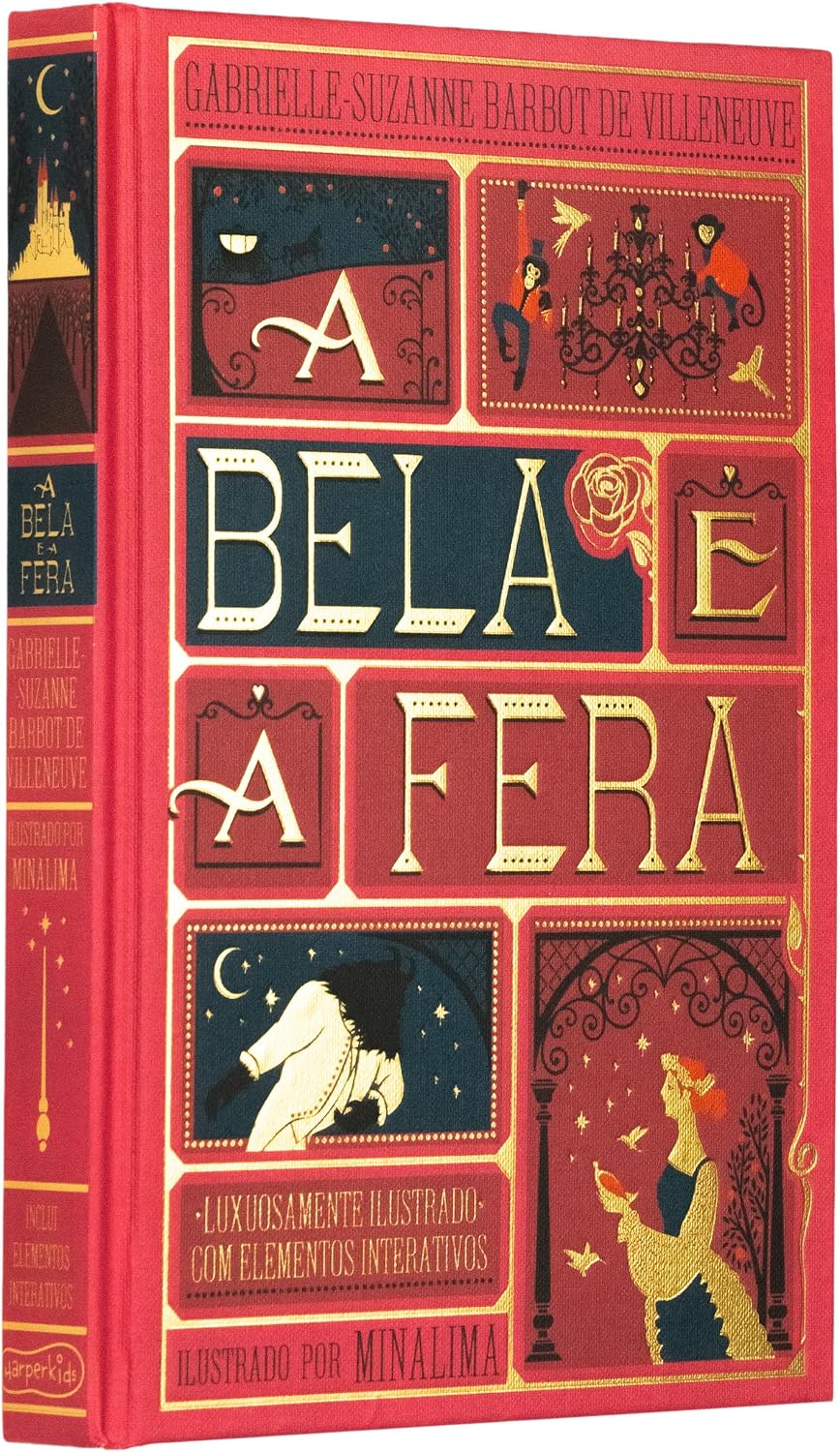 capítulo por capítulo baixar A Bela e a Fera – Edição de luxo ilustrada e com elementos interativos do estúdio MinaLima