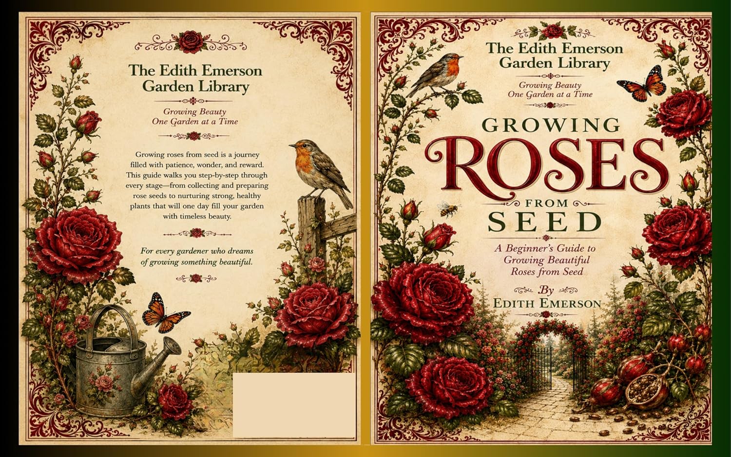 ler totalmente How to start Roses From Seed: A Beginner's Guide to Growing Beautiful Roses from Seed (The Edith Emerson Garden Library) (English Edition)