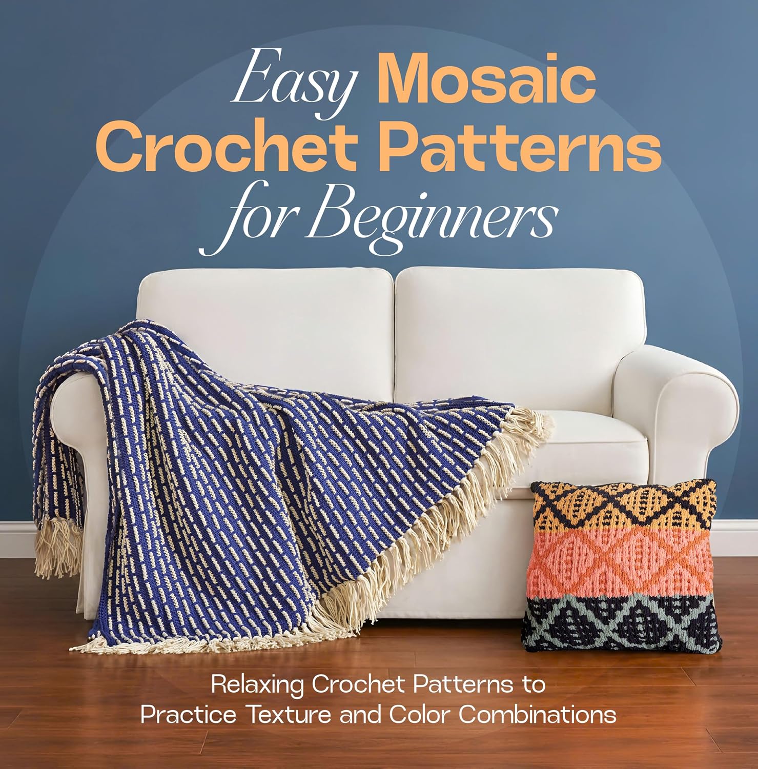 ler totalmente Easy Mosaic Crochet Patterns for Beginners: Relaxing Crochet Patterns to Practice Texture and Color Combinations (English Edition)